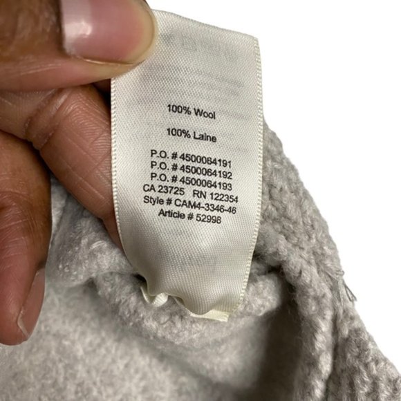 Wilfred Women's Light Gray Durandal Sleeveless Cowl Neck Sweater - Picture 8 of 9